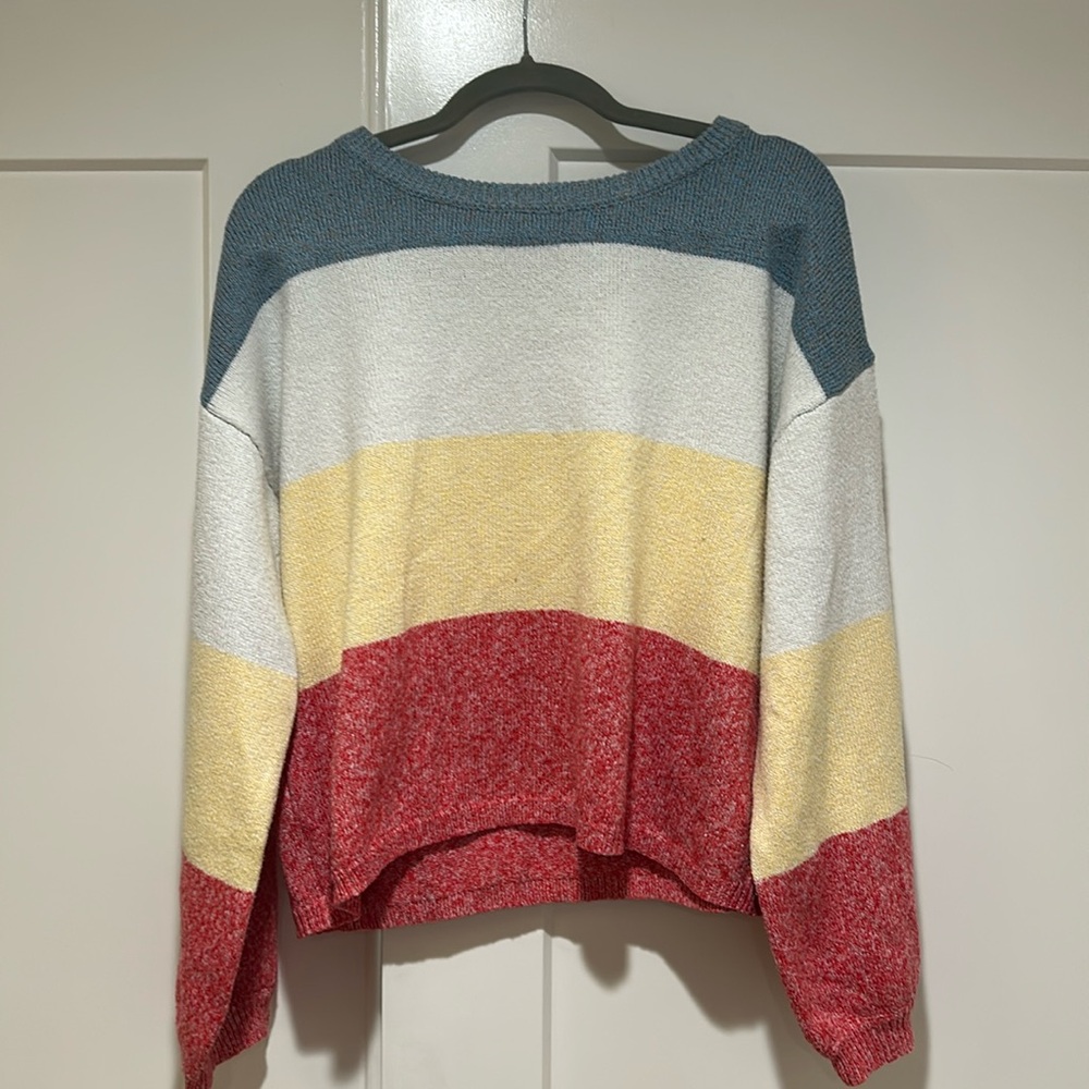 Multicolor Strip Sweater